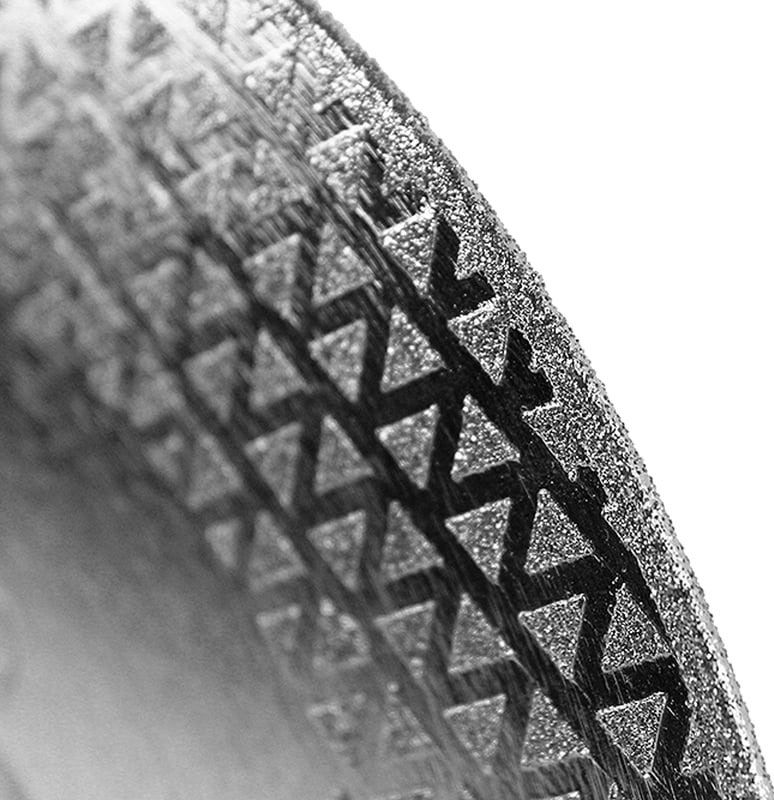 Диск алмазный гальванический для резки и шлифовки мрамора M/F 230 мм, Messer 01-44-230 - фото