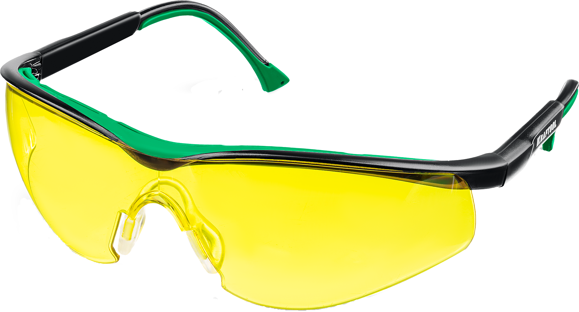 Очки защитные открытого типа, стекло-моноблок Basic Kraftool - фото