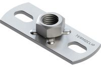 Пластина опорная с гайкой TERMOCLIP, оцинкованная сталь