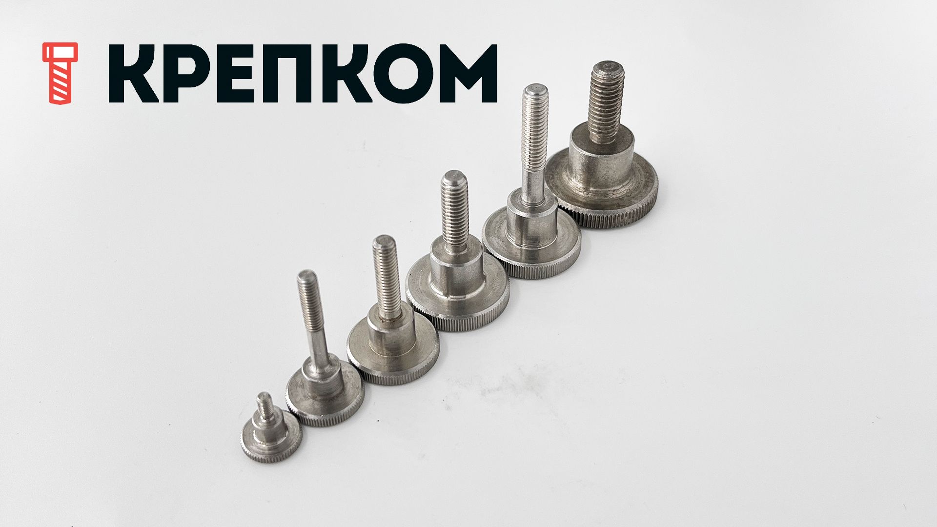 Винт с накатанной высокой головкой DIN 464, нержавеющая сталь А2 - фото