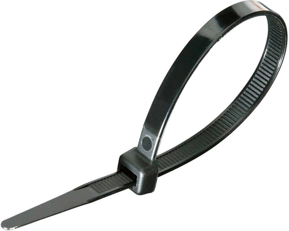 Стяжка нейлоновая черная КСС 9х920 мм Fortisflex 59159, 1 шт - фото