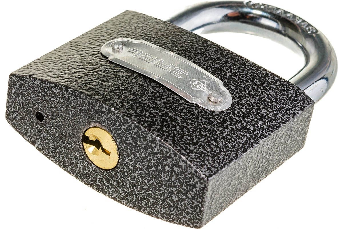 Замок навесной Мастер ЗУБР, сталь - фото