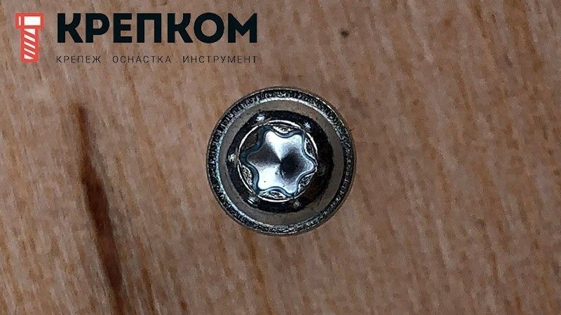 Саморез с прессшайбой и шлицем TORX 88204 RSTplus усиленный, тупой конец, оцинкованная сталь - фото