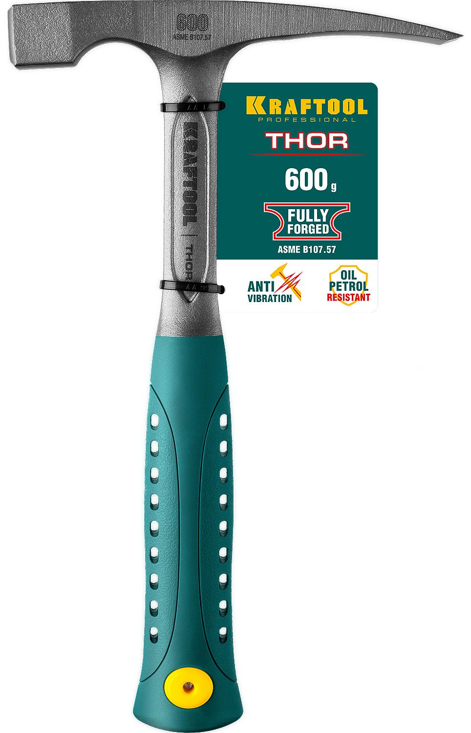 Молоток каменщика цельнокованый 600 г Thor Kraftool 20191 - фото