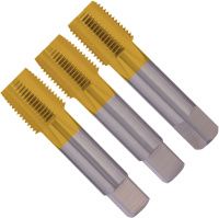 Метчик машинно-ручной 1/2" HSSE H-Tools 88418S3EHT, трубная резьба NPT, комплект - 3 шт