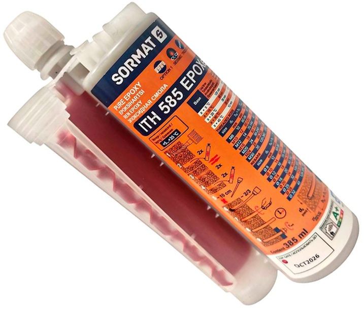 Масса инжекционная на основе эпоксидной смолы 585/385 мл Sormat ITH 585 Epoxe 72948 - фото