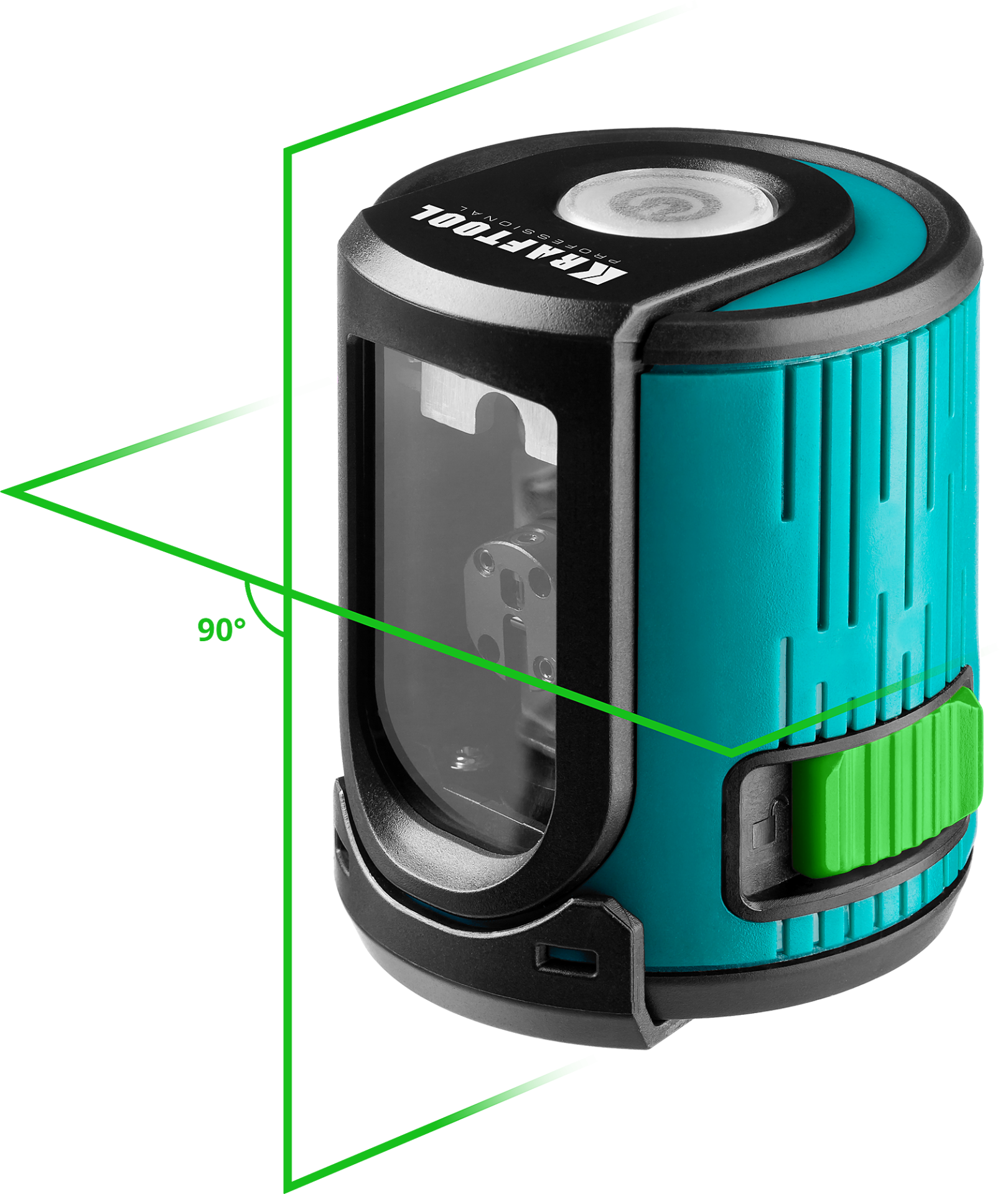 Изображение товара Лазерный нивелир Kraftool CL 20 с зеленым лазером, влагозащита IP54, 20м