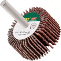 Круг лепестковый радиальный 40х20 мм ц/х 6 мм для дрелей FIT