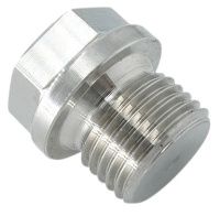 Пробка-заглушка М10х1 с шестигранной головкой и фланцем DIN 910, нержавеющая сталь А2