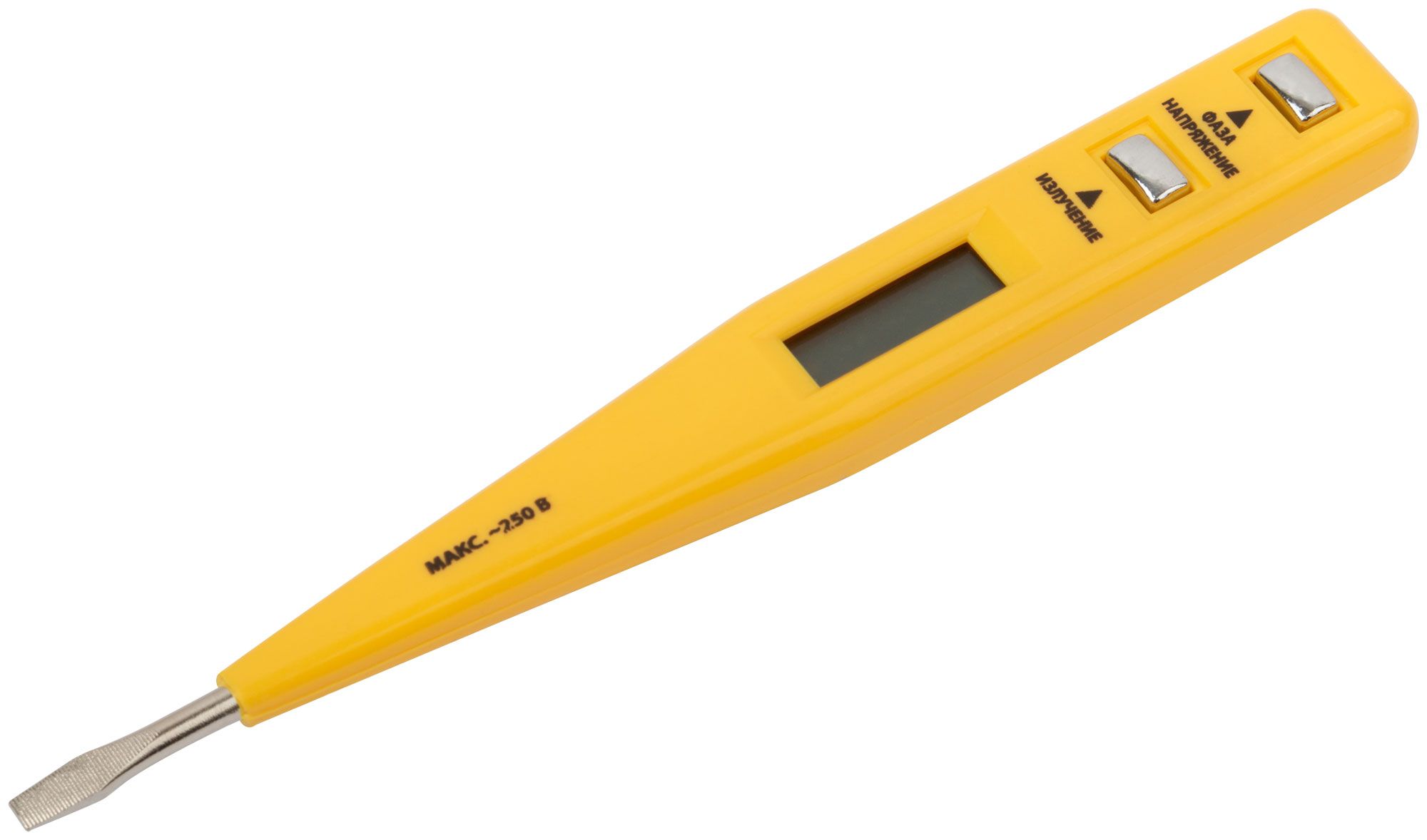 Отвертка индикаторная 12-220 V, 130 мм КУРС 56508 - фото