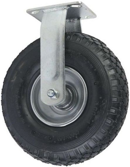 Колесо пневматическое неповоротное резиновое 260 мм PRF 85 - фото