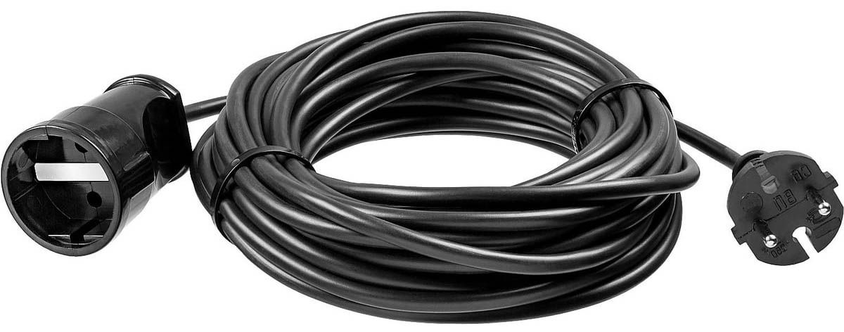 Удлинитель-шнур силовой на 1 гнездо ПВС-207-Ш ЗУБР - фото