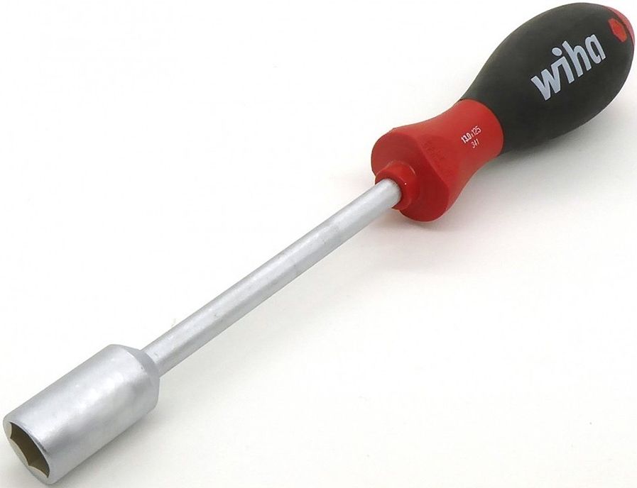 Отвертка длина 243/125 мм торцевая с внешним шестигранником SW8 Wiha SoftFinish 01024, сталь Cr-Mo-V - фото