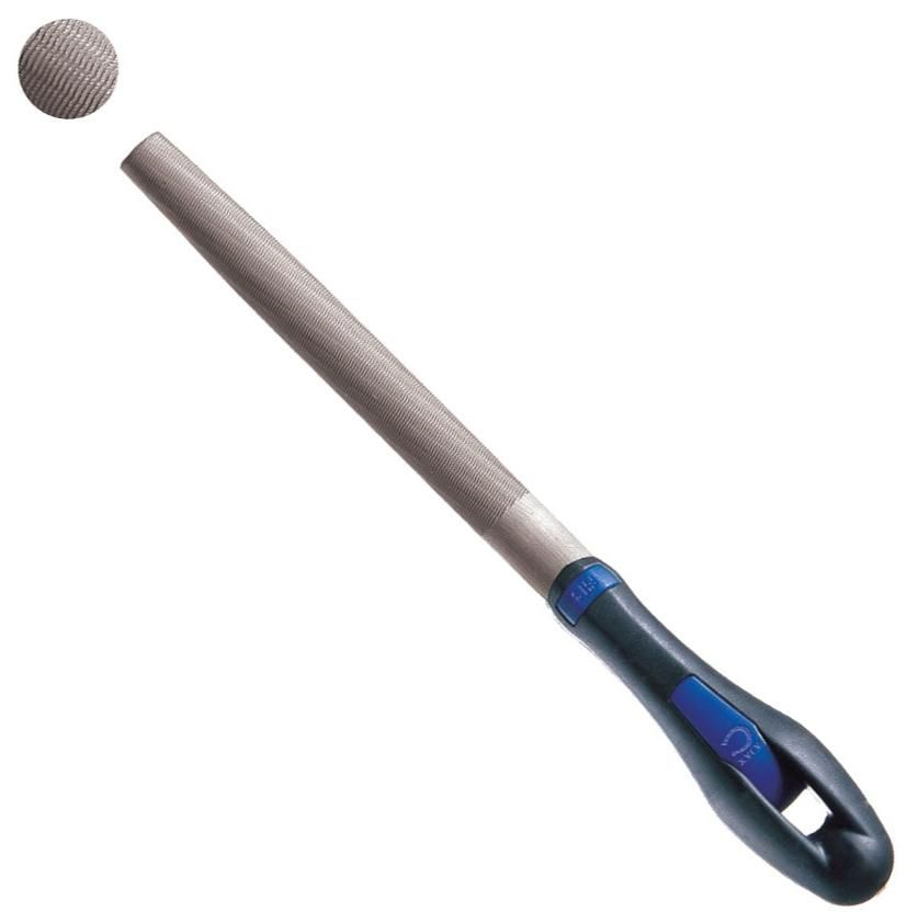 Напильник полукруглый AJAX PZP-E с пластиковой ручкой