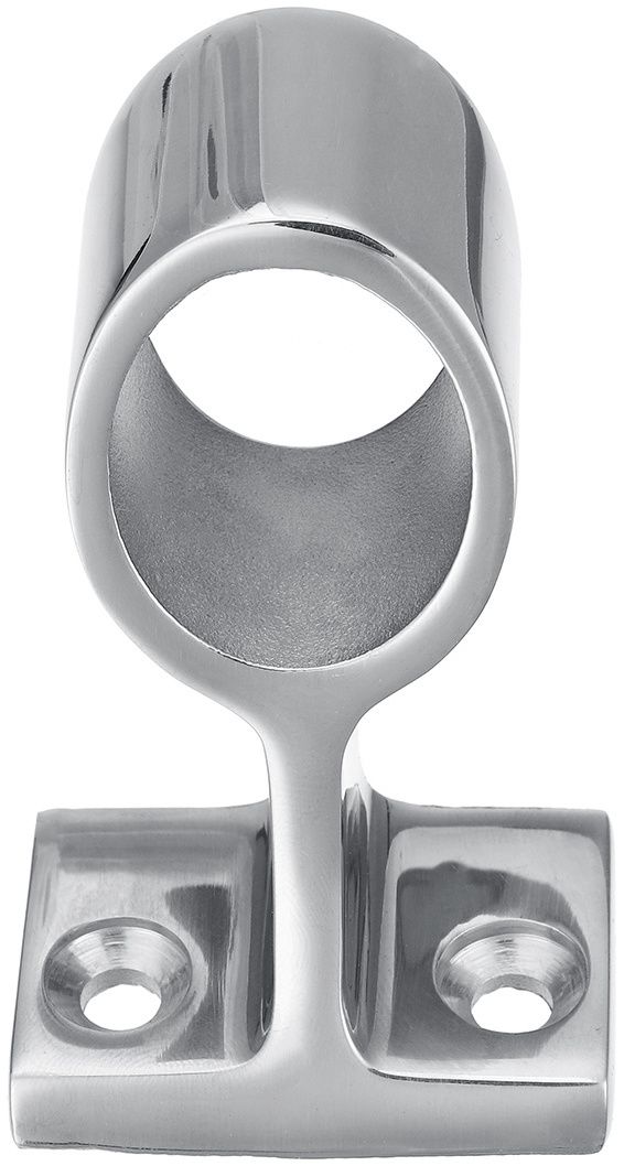 Стойка сквозная леерного ограждения 60° 22 мм 8207, нержавеющая сталь А4 - фото