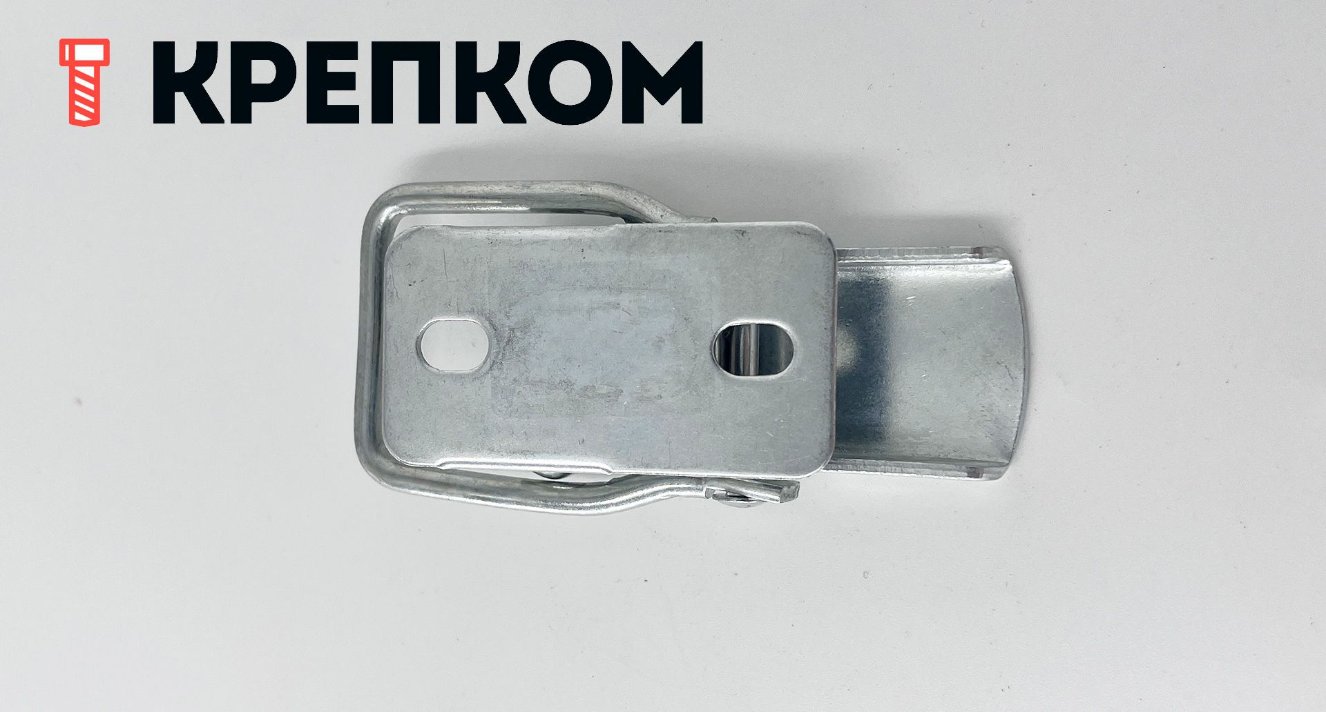 Замок-защелка с пружинами L=95 B56, цинк - фото