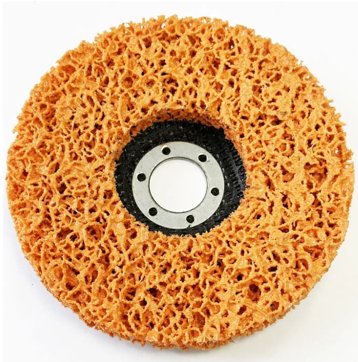 Круг зачистной 125х22 мм Коралл Луга-Абразив Tsunami D96100COR0125OR, оранжевый - фото