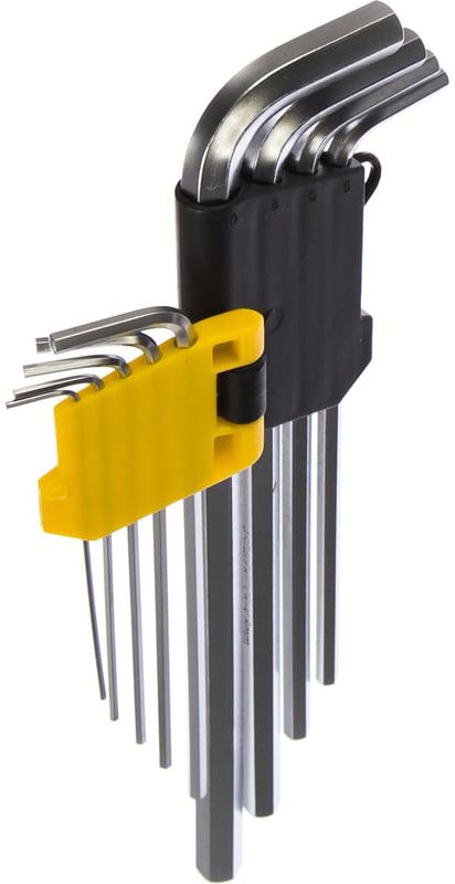 Набор имбусовых удлиненных ключей 1,5-10 мм Master Stayer 2741-Н9, 9 шт - фото