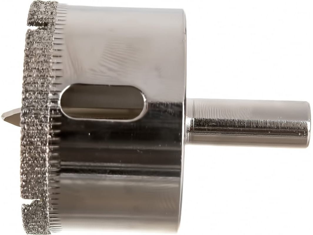 Коронка алмазная с центровочным сверлом по керамограниту, стеклу, керамике и мрамору, мокрый рез, ц/х Messer DIY - фото