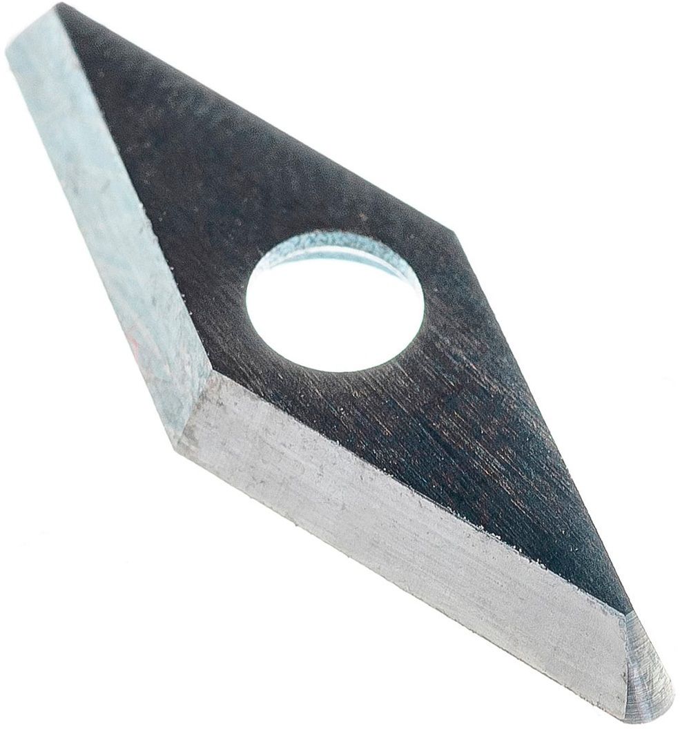Сменное лезвие Ромб 27х10 мм для резцов по дереву ЗУБР 18372 - фото