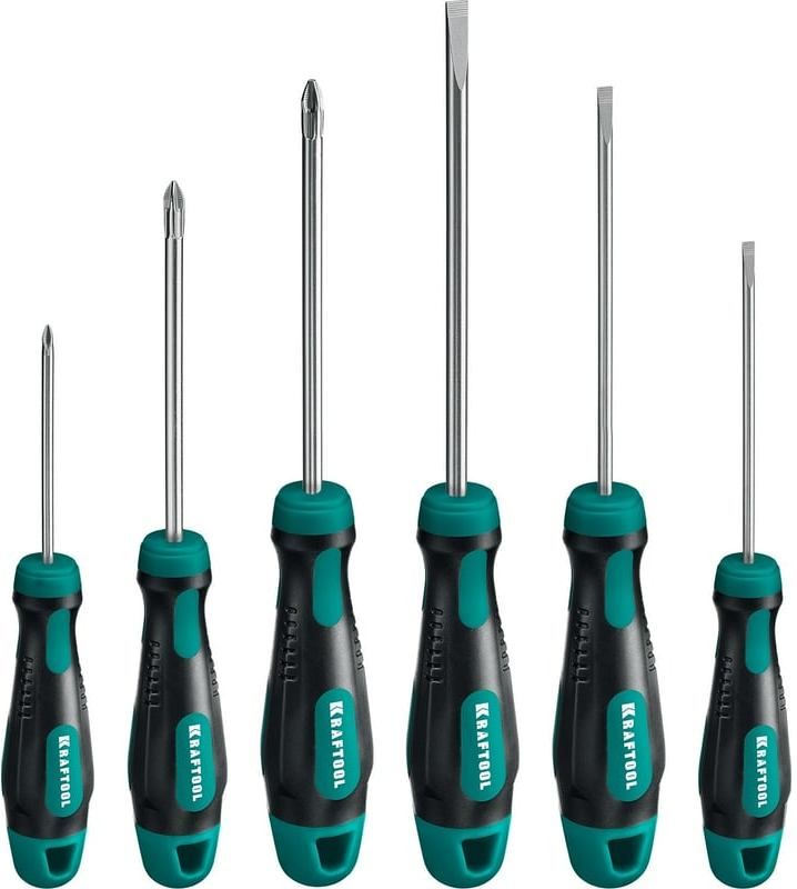 Изображение товара Набор отвёрток Kraftool X-Drive-6 250081-H6_z01, Cr-Mo, 6 предметов