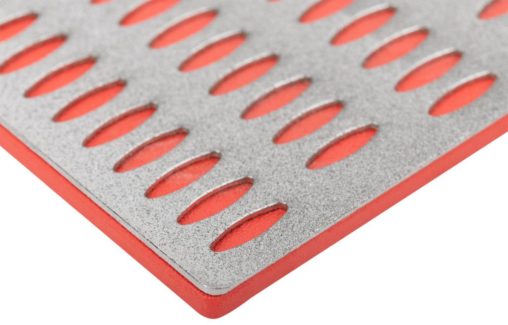 Брусок алмазный абразивный P200 для заточки FIT 38331, красный - фото