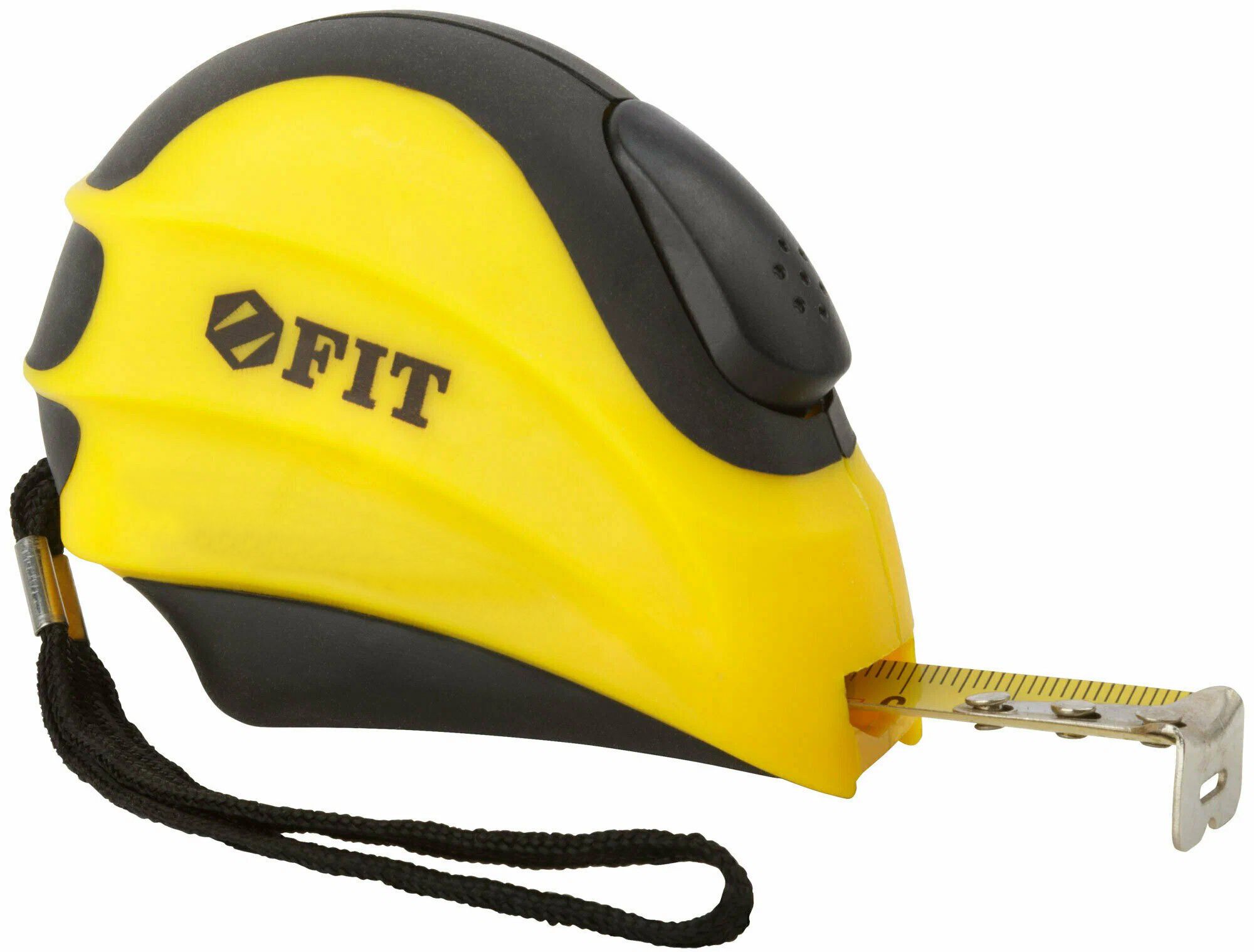 Рулетка с автостопом в обрезиненном корпусе 7,5 м Инфинити FIT 17350 - фото