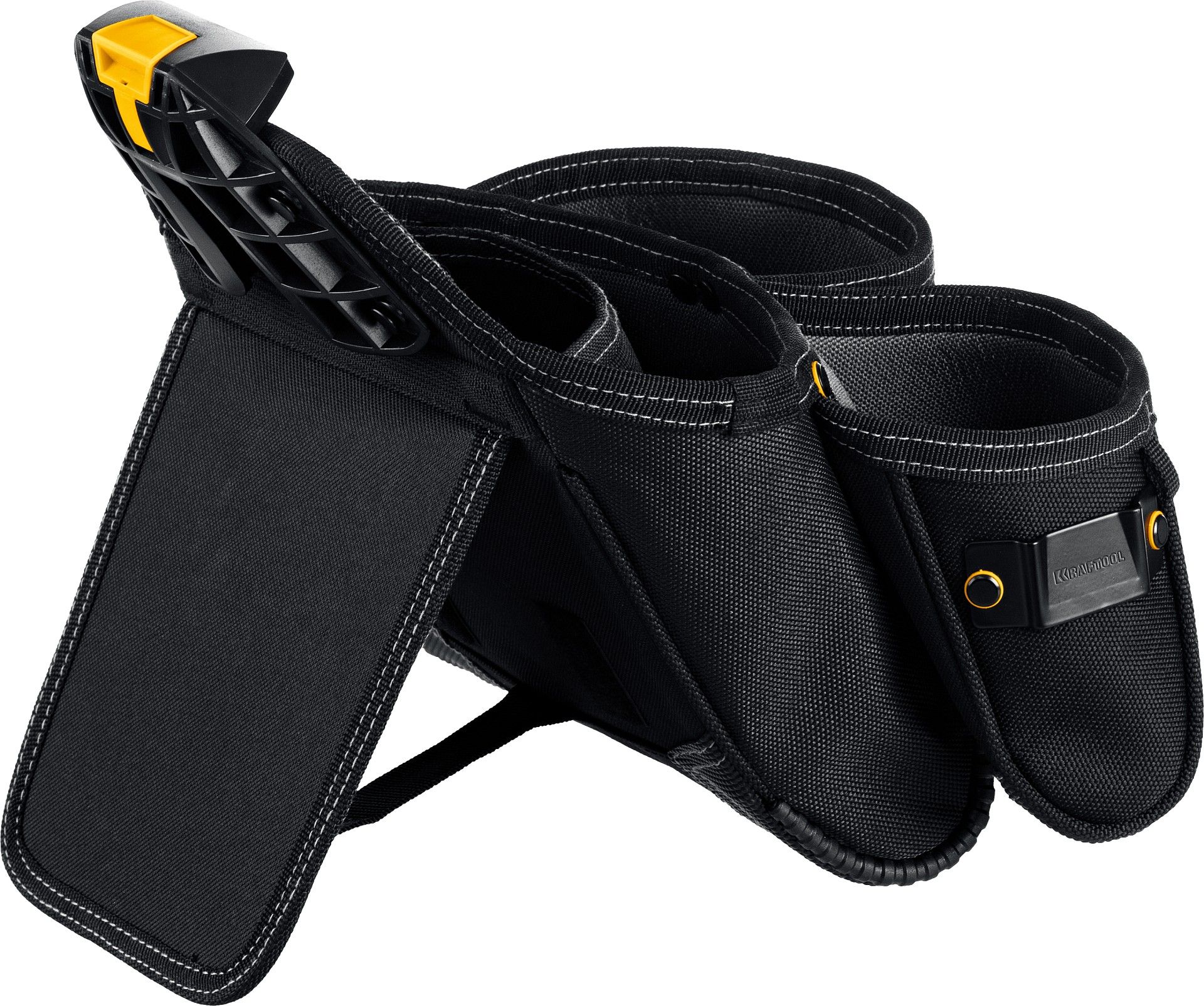 Сумка поясная строителя с креплением FastClip KP- 15 Kraftbuilt Kraftool 38771 - фото