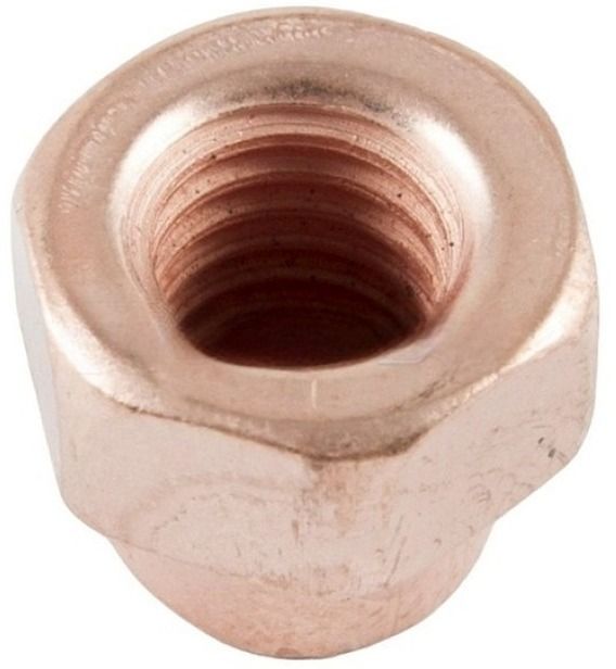 Гайка приемной трубы ВАЗ-2108 М8х1,25х12 мм Kral 2108-1203019, сталь омеднённая - фото