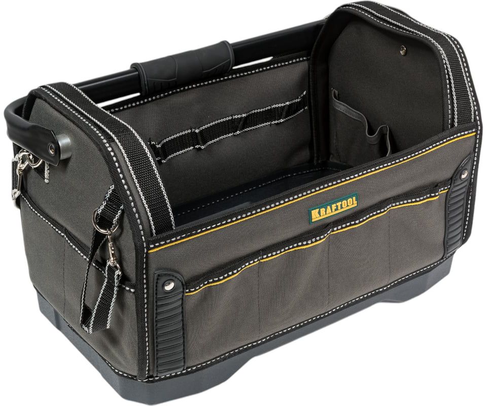 Сумка для инструментов каркасная 46 см 20 карманов Industrie Kraftool 38741 - фото