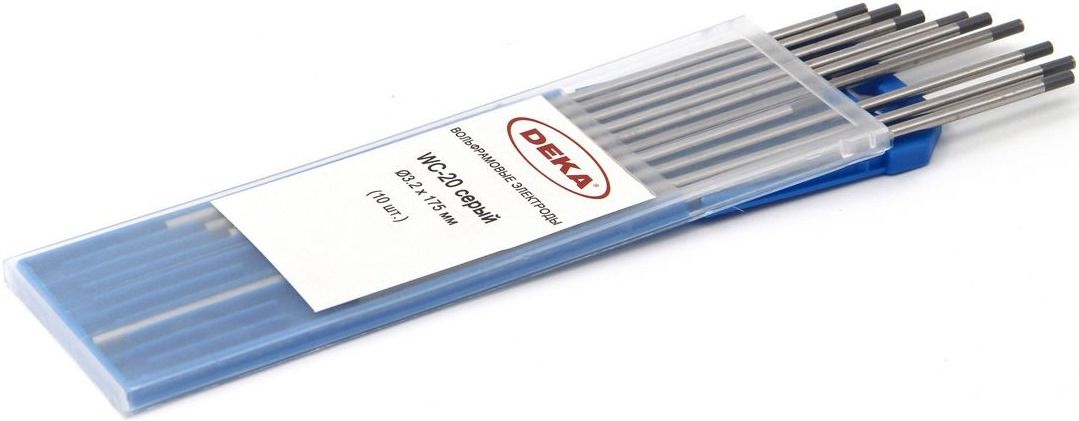 Электрод вольфрамовый DEKA WC-20, серый - фото