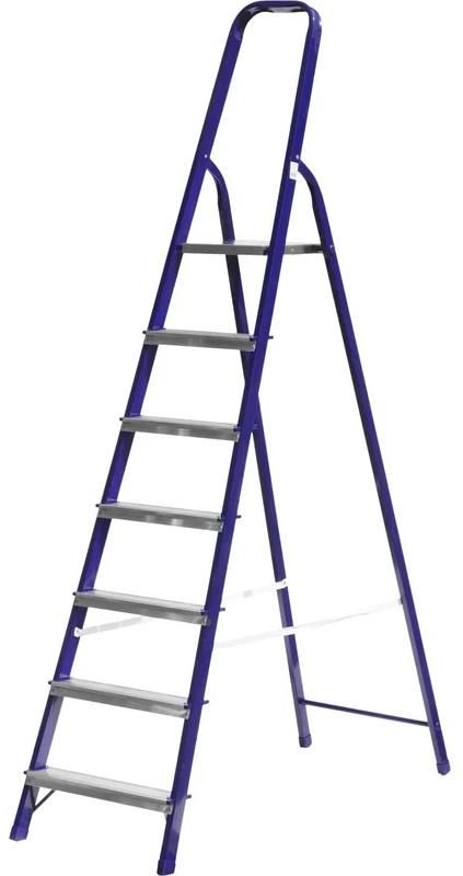 Стремянка 7 ступеней, 145 см СИБИН 38803-07, сталь - фото
