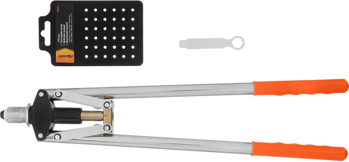 Заклепочник вытяжной двуручный 3.2-4.8 мм усиленный, Sparta 405385М - фото