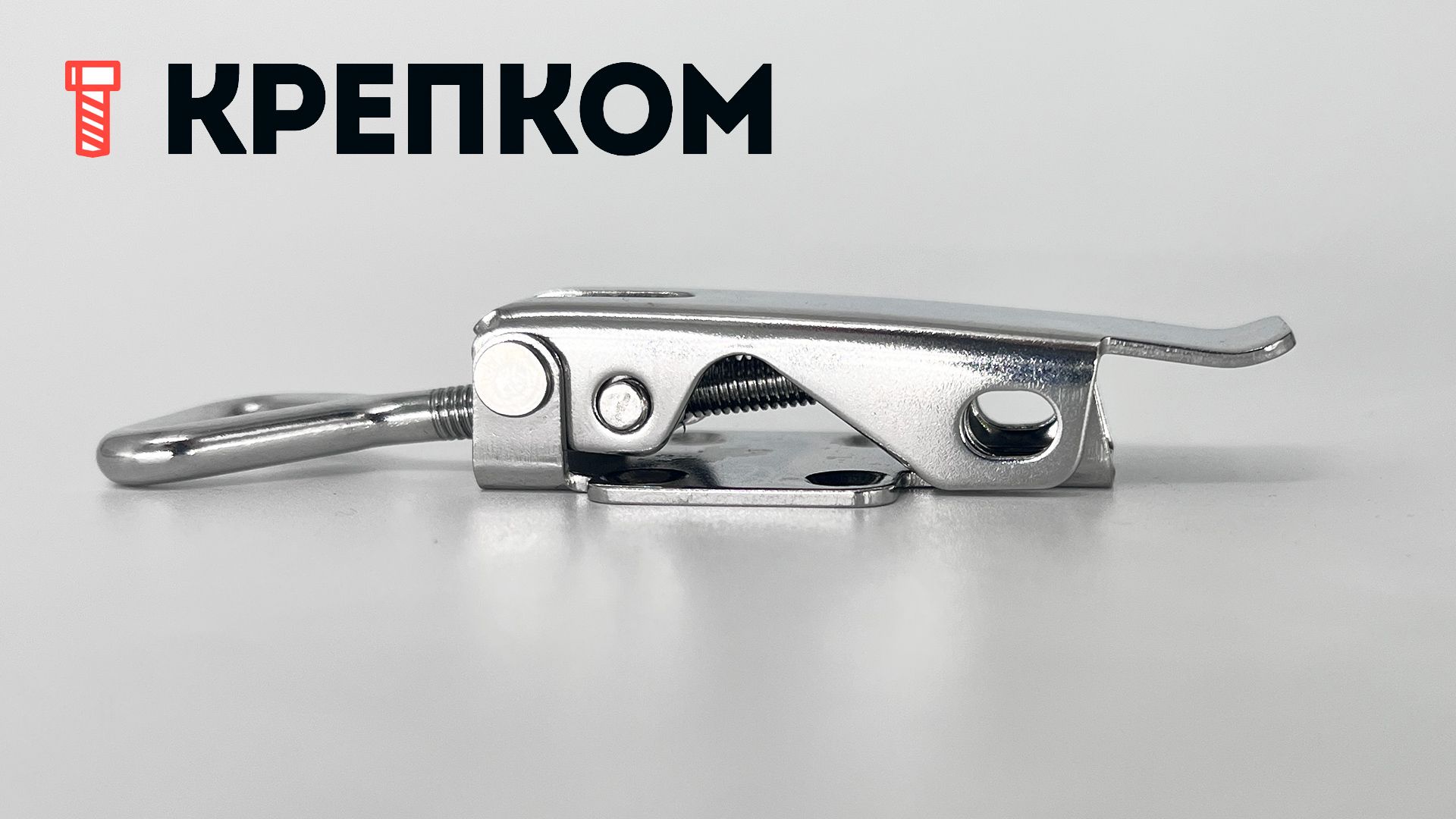 Замок-защелка регулируемый B215C, нержавеющая сталь А2 - фото