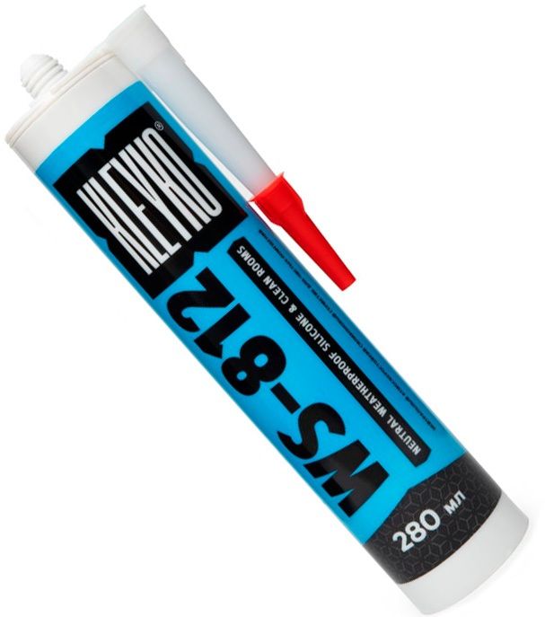 Герметик силиконовый нейтральный атмосферостойкий 280 мл Kleyko WS-812 бесцветный - фото