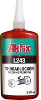 Фиксатор резьбы анаэробный средней прочности 250 мл L243 Akfix L243_02