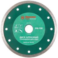 Диск алмазный сплошной по керамике 150х22 мм, Hammer 206108 (30692)