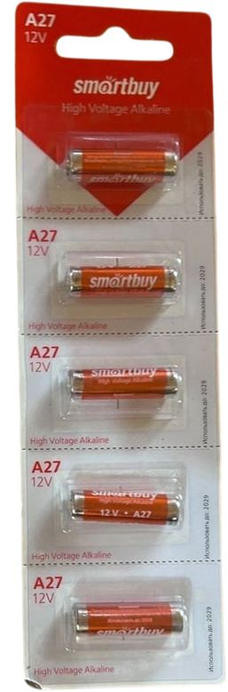 Батарейки A27 Smartbuy 558921, 5 шт - фото