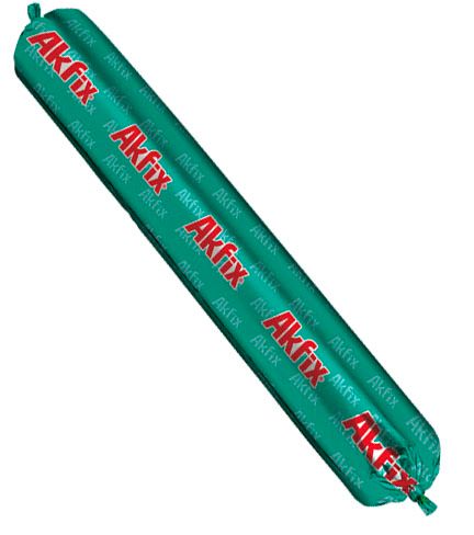 Герметик полиуретановый 600 мл P635 AKFIX AA600, коричневый - фото