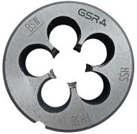 Плашка дюймовая BSW 1/2" HSS DIN EN 22568 GSR B00436110