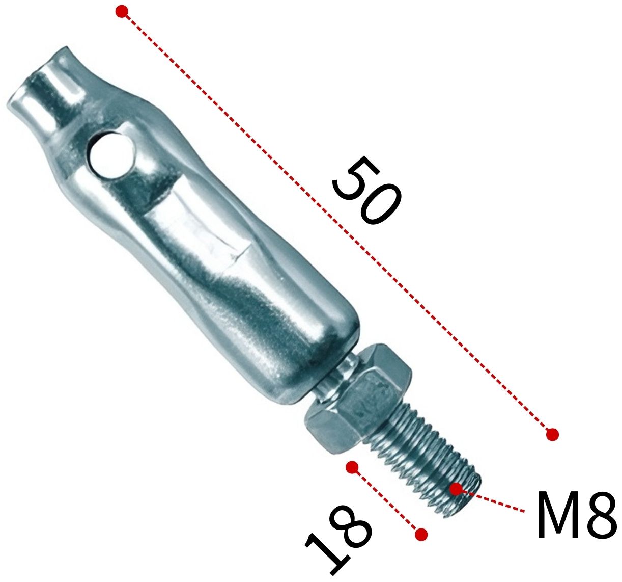 Маятниковый подвес для трубопроводов PDH K M8 Fischer 068267 - фото