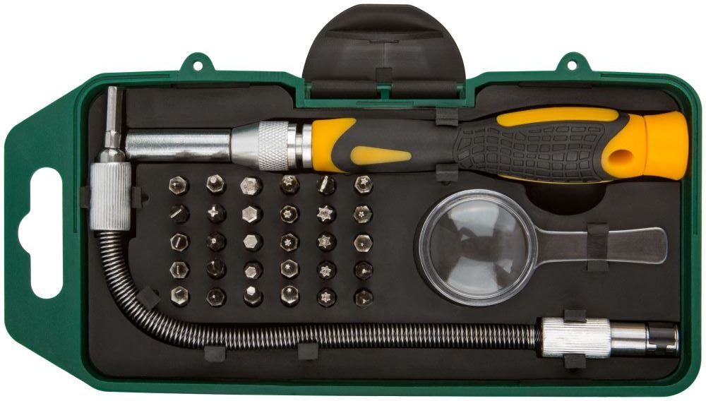 Отвертка для точных работ с гибким валом FIT 56190, 30 бит - фото