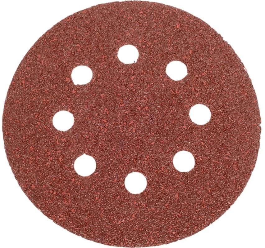 Круг шлифовальный самозацепляющийся с отверстиями 125 мм Р40 Stayer Prof 3580-125-040, 5 шт - фото