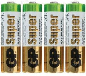 Батарейка SUPER 15A LR6/316 BL4 GP 763384, 1 шт - фото