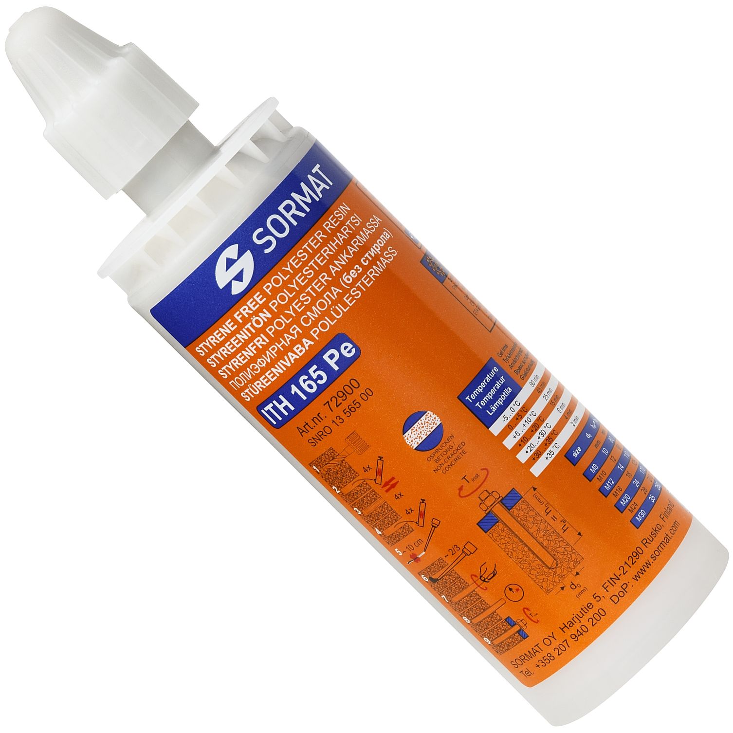 Химический анкер SORMAT ITH Pe, полиэстер - фото