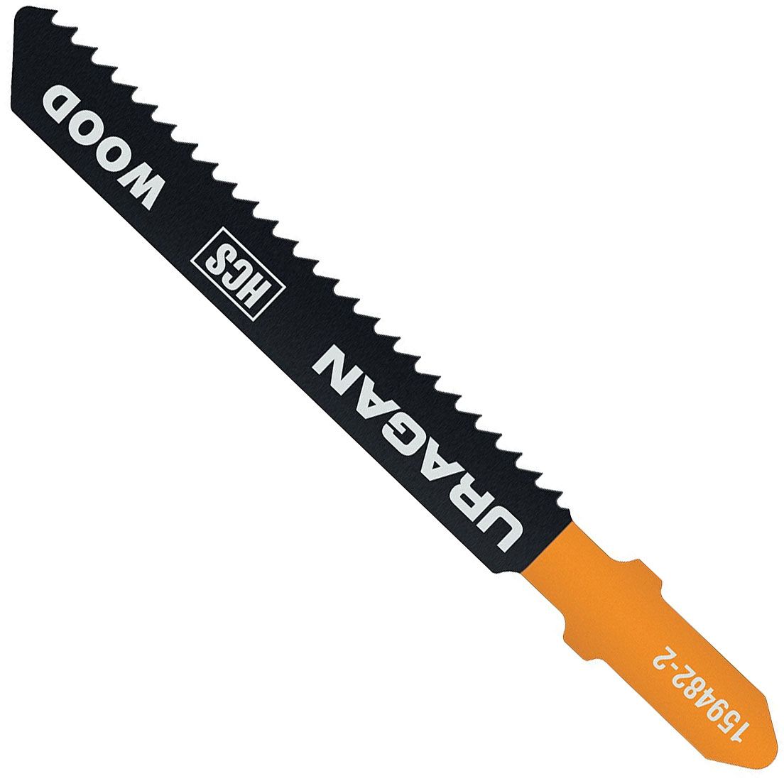 Полотна по дереву T119B для электролобзика 50х2 мм 12TPI, Uragan 159481-2_z02, высокоуглеродистая сталь HCS, 2 шт - фото