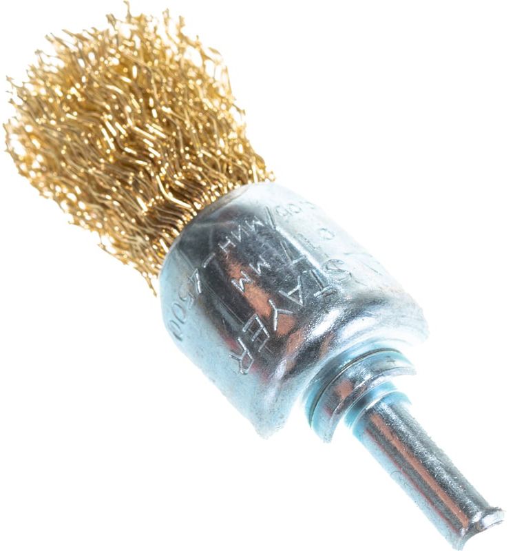 Щетка кистевая витая латунированная для дрели Professional Stayer - фото