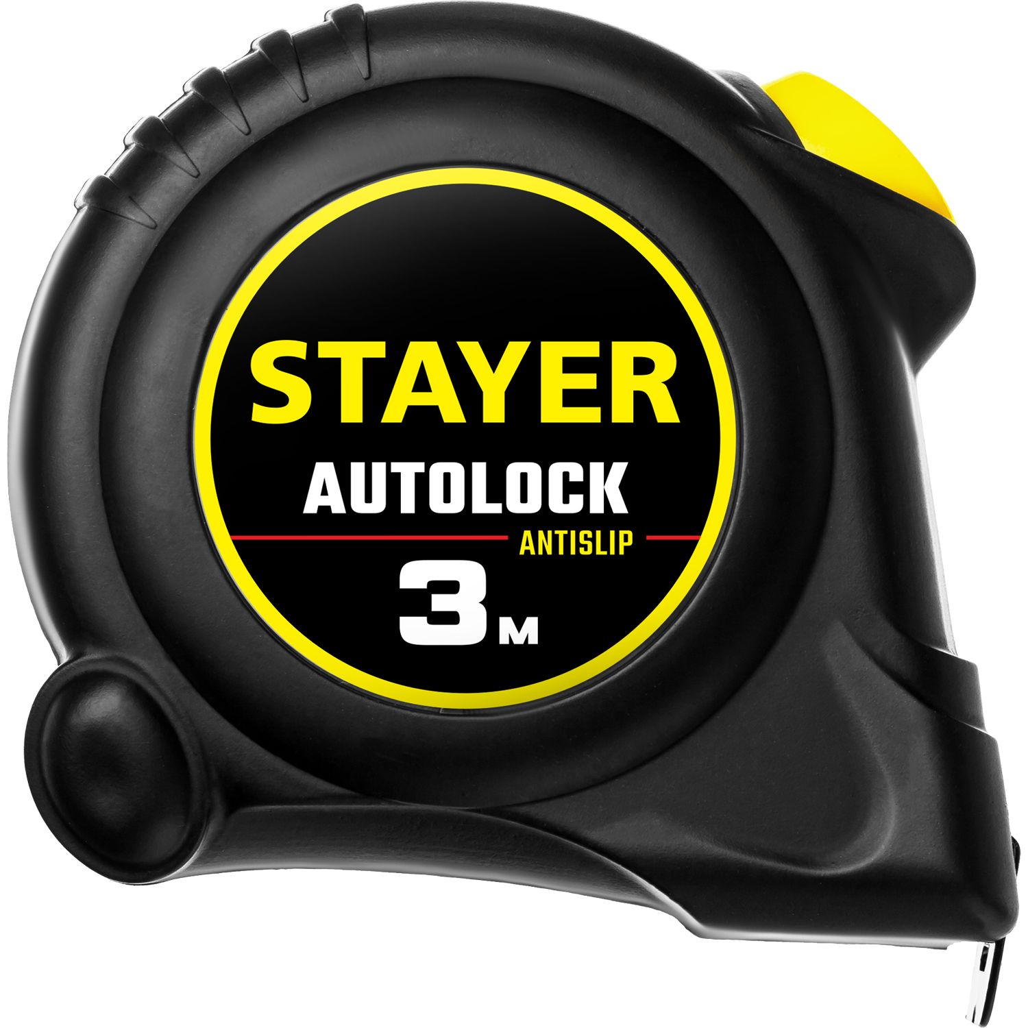 Рулетка измерительная с автостопом 3 м х 16 мм Stayer Autolock 2-34126-03-16 - фото