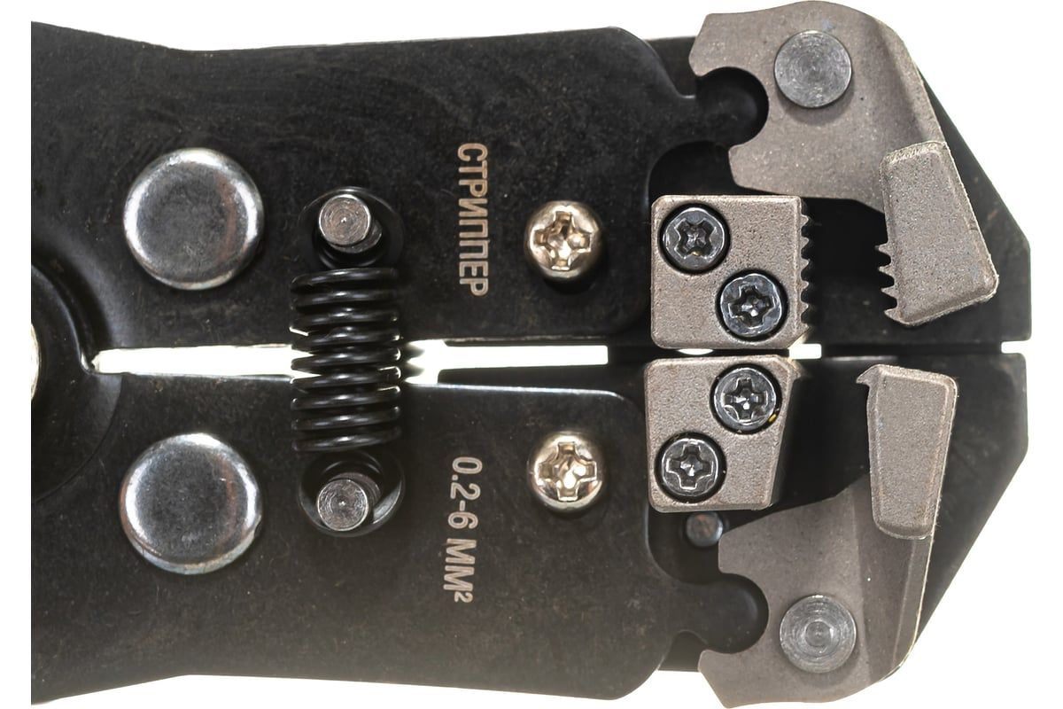 Стриппер автоматический с резкой кабеля и опрессовкой 0,2 - 6 мм² ЗУБР ТТ-3 22641 - фото