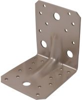 Уголок перфорированный усиленный 105х105х90 мм Gah Alberts Duravis 300562, бежевый, оцинкованная сталь